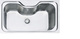Macart New Silk N-100 S Ένθετος Νεροχύτης Inox Σατινέ Μ80xΠ50cm Ασημί