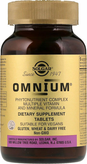 Solgar Omnium Multivitamin for Energy 30 tabs