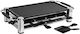 Rommelsbacher Tischplatte Elektrogrill Raclette Geriffelte Platte 1500W mit einstellbarem Thermostat