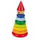 Goki Stacking Toy Clown Pyramid made of Wood for 18++ Months
