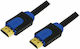 LogiLink HDMI 1.4 High Speed 1080p 120Hz Cable HDMI male - HDMI male 10m Μαύρο