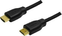 LogiLink CH0037 HDMI 1.4 HDMI male - HDMI male 2m Μαύρο
