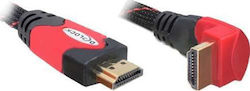 DeLock 82687 Cabluri HDMI HDMI 2.0 Unghi (90°) HDMI De Sex Masculin - HDMI De Sex Masculin 3m Negru DeLock 82687 Cabluri HDMI HDMI 2.0 Unghi (90°) HDMI De Sex Masculin - HDMI De Sex Masculin 3m Negru