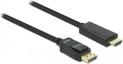DeLock 82587 DisplayPort De Sex Masculin - HDMI De Sex Masculin 2m DeLock 82587 DisplayPort De Sex Masculin - HDMI De Sex Masculin 2m