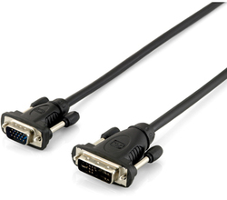 Equip 118943 1.8m DVI-A male to VGA male Cable Black (118943)