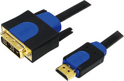 LogiLink Kabel DVI-D-Stecker - HDMI-Stecker 5m Schwarz (CHB3105)