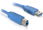 DeLock USB 3.0 Кабел USB-A мъжки - USB-B мъжки Син 1.8м 82434