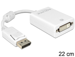 DeLock 61765 DisplayPort Masculin în DVI-I Feminin