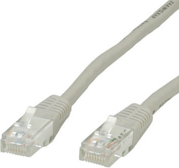 Roline U/UTP Cat.6 Ethernet Network Cable 0.5m Gray 1pcs