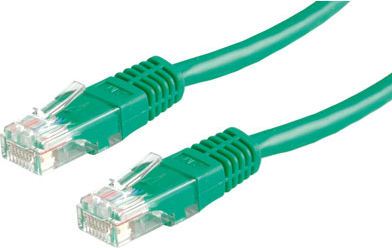 Roline U/UTP Cat.5e Ethernet Network Cable 5m Green 1pcs