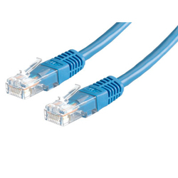 Roline U/UTP Cat.5e Ethernet Network Cable 3m Blue 1pcs