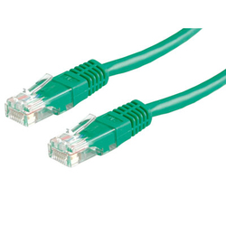 Roline U/UTP Cat.6 Ethernet Network Cable 3m Green 1pcs