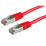 Roline S/FTP Cat.6 Ethernet Network Cable 1m Red 1pcs