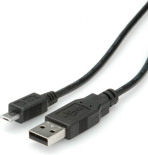 Roline 11.02.8752 1.8m Regular USB 2.0 to micro USB Cable (11.02.8752)