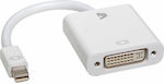 V7 Converter mini DisplayPort male to DVI-I female White 1pcs (CBL-MD1WHT-5E)