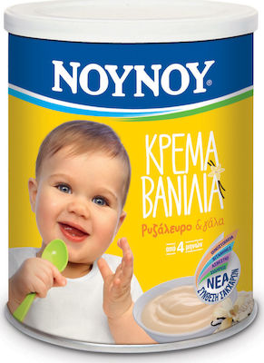 ΝΟΥΝΟΥ Baby Cream Βανίλια με Ρυζάλευρο & Γάλα Gluten-Free for 4m+ 350gr