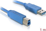 DeLock USB 3.0 Cable USB-A male - USB-B male 1m (82580)