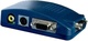 Real Safe Converter VGA female to S-Video female Blue 1pcs VCT-200