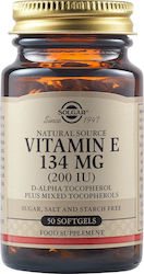 Solgar Vitamin E Vitamin for Antioxidant 200iu 50 softgels