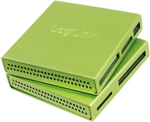 LogiLink Alu Card Reader USB 2.0 for /S/D/ /m/i/c/r/o/S/D/ /M/e/m/o/r/y/S/t/i/c/k/ / / / Green