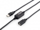 Equip USB 2.0 Cablu USB-A - USB-A female Negru 10m 133310