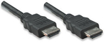 Manhattan HDMI 1.4 Kabel HDMI-Stecker - HDMI-Stecker 2m Schwarz