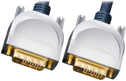 Clicktronic DVI-I male - DVI-I male 52110