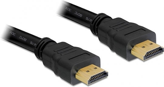 DeLock HDMI 2.0 Cable HDMI male - HDMI male 10m Black