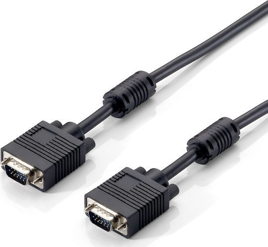Equip Kabel VGA-Stecker - VGA-Stecker Schwarz 15m (118815)