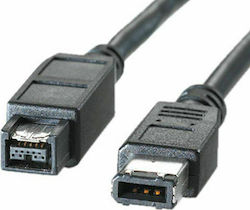 Roline Firewire Cable 9-pin male - 6-pin male 1.8m