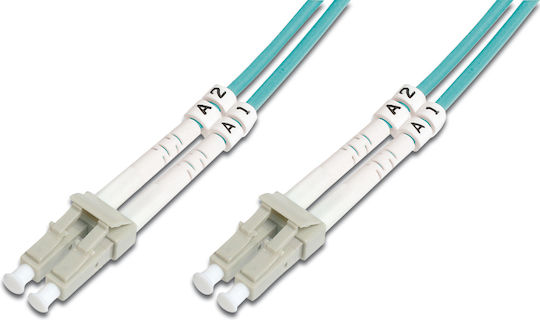 Digitus Fiber Optic Cable LC-LC 10m Turquoise 1pcs