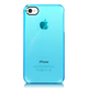 Puro Crystal Fluo Cover Blue (iPhone 4/4S)