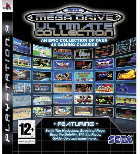 Sega Mega Drive Collection Ultimate Edition PS3 Game (Used)