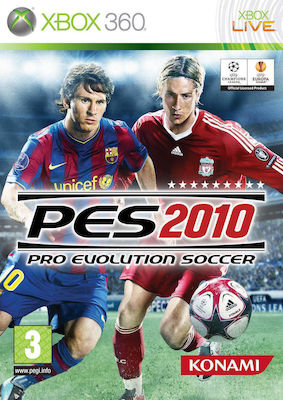 Pro-evolution Soccer 2010 XBOX 360 Game (Used)