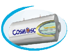 Cosmosolar BLGLC Бойлер за слънчева вода 120лт Стъкло Двойно действие