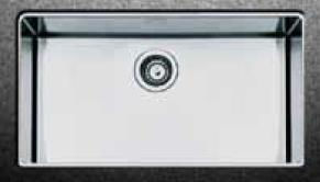 Apell Linear Plus FEM71 Unterbau Inox Satiniert 75x44cm Silber