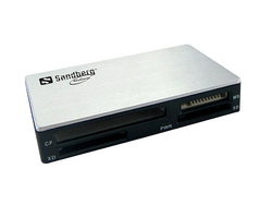 Sandberg Cititor de Carduri USB 3.0 pentru /S/D/ /m/i/c/r/o/S/D/ /M/e/m/o/r/y/S/t/i/c/k/ /C/o/m/p/a/c/t/F/l/a/s/h/ / /x/D/ Alb