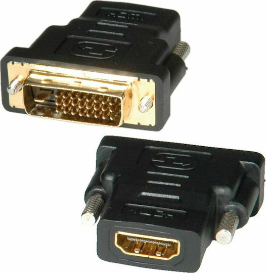 Roline 12.03.3116 Μετατροπέας DVI-D male σε HDMI female 1τμχ