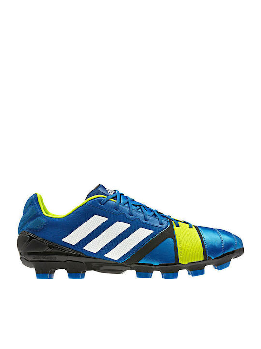 Adidas FG Football Shoes with Cleats Blue