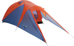 Panda Snow Star Camping Tent Igloo Orange with Double Cloth 3 Seasons for 3 People 230x130cm