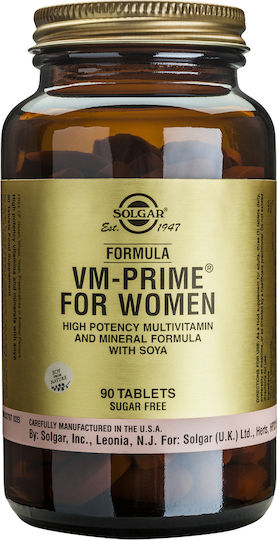 Solgar VM-Prime For Women Συμπλήρωμα για την Εμμηνόπαυση 90 ταμπλέτες