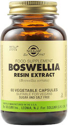 Solgar Extract de Rășină de Boswellia 60 capsule pe bază de plante Solgar Extract de Rășină de Boswellia 60 capsule pe bază de plante