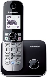 Panasonic KX-TG6811 Ασύρματο Τηλέφωνο με Aνοιχτή Aκρόαση Μαύρο