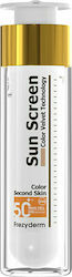 Frezyderm Sun Screen Color Velvet Αδιάβροχη Αντηλιακή Cremă Față SPF50 cu Culoare 50ml