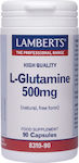 Lamberts L-Glutamine 500mg 90 caps Unflavoured