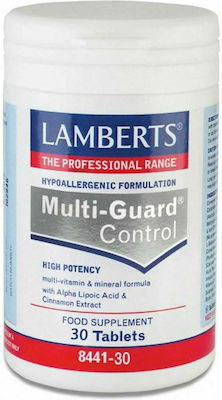 Lamberts Multi-Guard Control Multivitamin for Energy, Immune System Boost & Hair 30 tabs