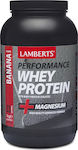 Lamberts Performance Whey Protein & Magnesium Πρωτεΐνη Ορού Γάλακτος με Γεύση Μπανάνα 1kg