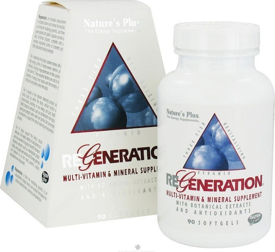 Nature's Plus Regeneration Multivitamin for Energy 90 Softgels
