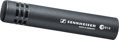 Sennheiser Electret / Condenser XLR Microphone E 614 Shock Mounted/Clip On for Studio