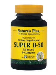 Nature's Plus Super B-50 Vitamin 50mg 60 veg. caps